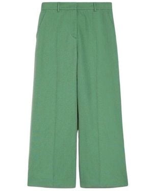 Weekend by Maxmara Cropped Trousers - Vert