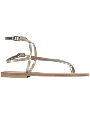 K. Jacques Flat Sandals - Natural