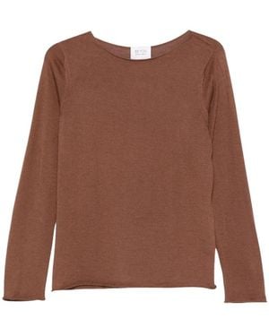 Be You Round-Neck Knitwear - Marrón