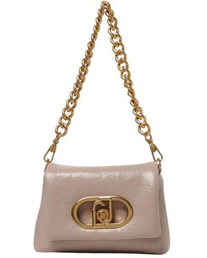 Liu Jo Elegante Schultertasche Mit Kettenriemen - Natur
