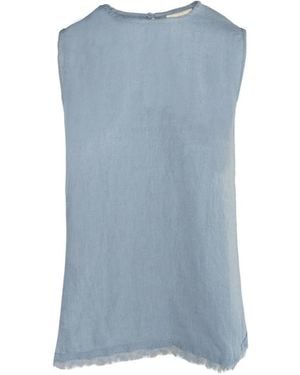 Hèst Sleeveless Tops - Blue