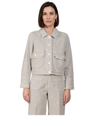 Mason's Jassen ,Blauw ,Katoen Odette Jacket - Grijs