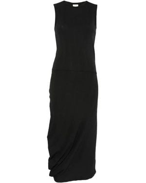 Calvin Klein Dress Ribbed - Black