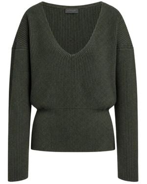 Dondup V-Neck Knitwear - Verde