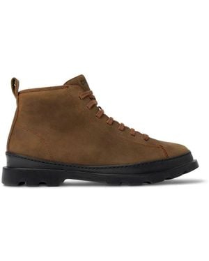 Camper Lace-Up Boots - Brown