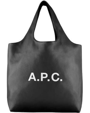 A.P.C. Tote Bags - Nero