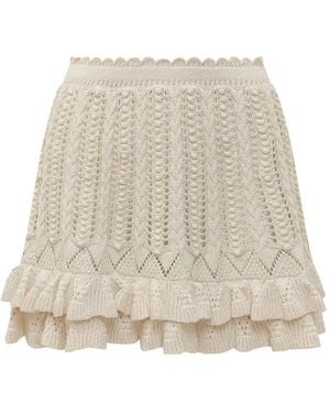Isabel Marant Rokken ,Katoen Nelle Skirt - Naturel