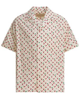 Valentino Short Sleeve Shirts - Natural