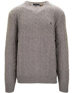Ralph Lauren Round-Neck Knitwear - Gray