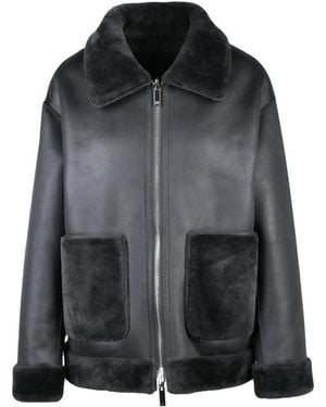 Marella Faux Fur & Shearling Jackets - Negro
