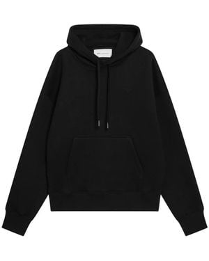 Ami Paris Hoodies & Sweatvesten ,Zwart ,Katoen Quota Hoodie