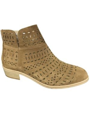 Kanna Heeled Boots - Marrone