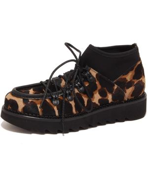 Alberto Guardiani Stilvolle Sharkboot Schuhe Made - Schwarz
