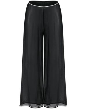 Bode Broeken ,Zwart ,Zwarte Sheer Juana Broek