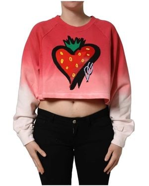 Dolce & Gabbana Sweatshirts - Red