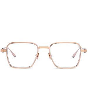 Akoni Accessoires ,Geel ,Giano Optisch Montuur - Bruin
