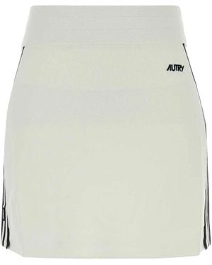 Autry Short Skirts - White