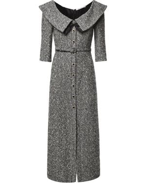 Alessandra Rich Midi Dresses - Gris