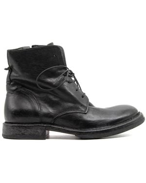 Moma Lace-Up Boots - Negro
