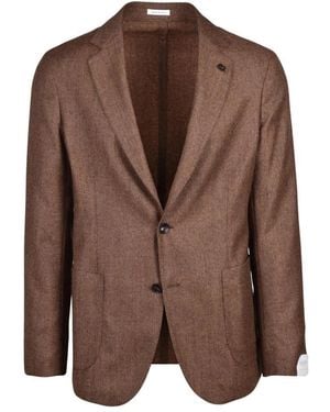 BRERAS Milano Jassen ,Bruin ,Wol Giacca Stondata