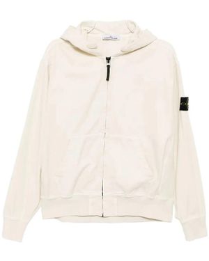 Stone Island Felpa Giubbotto - Weiß