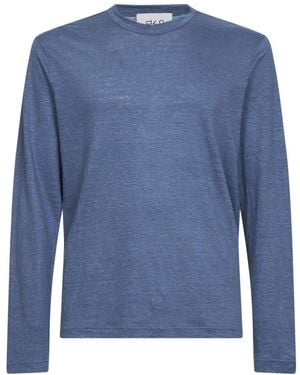 D4.0 Round-Neck Knitwear - Blue