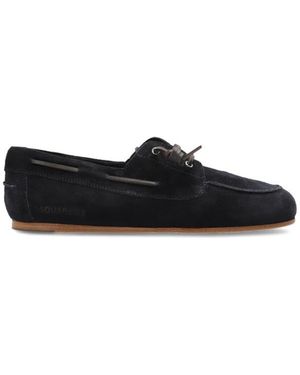 DSquared² Schoenen ,Blauw ,Leer College Schoenen - Zwart