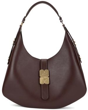 Ganni Shoulder Bags - Brown