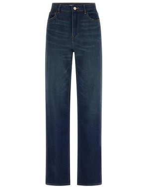 Guess Straight High Rise Jeans - Blauw