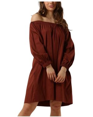 Semicouture Bordeaux Mini Jurk S4Sk26 - Rood