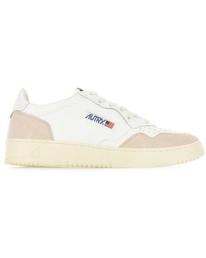 Autry Casual Sneakers Voor Dagelijks Gebruik - Naturel