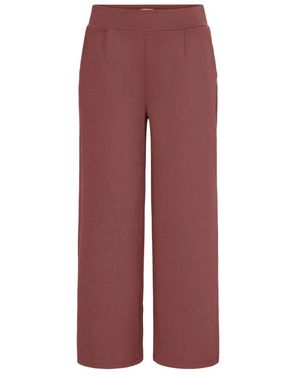 Ichi Wide Trousers - Rojo