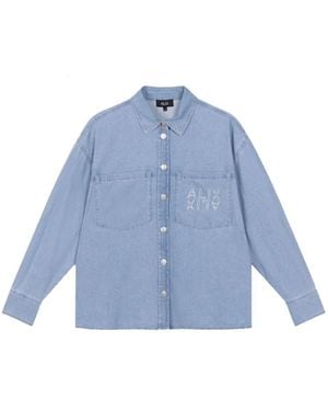 Alix The Label Denim Shirts - Blue