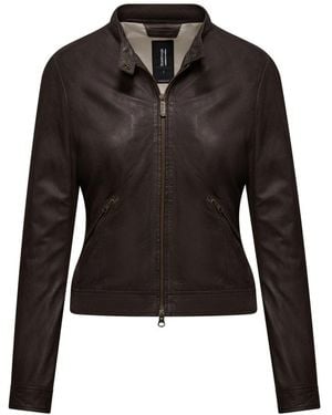 Bomboogie Leather Jackets - Black