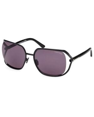 Tom Ford Authentische Goldie Brille, Premium-Qualität - Lila