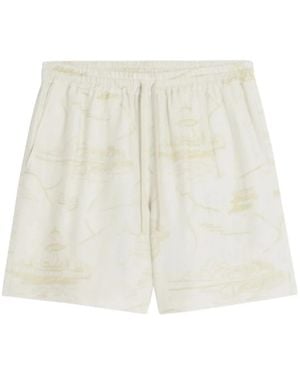 Maison Kitsuné Casual Shorts - Natural