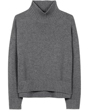 Luisa Cerano Rollkragenpullover - Grau