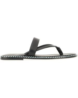 Dries Van Noten Flip Flops - Brown