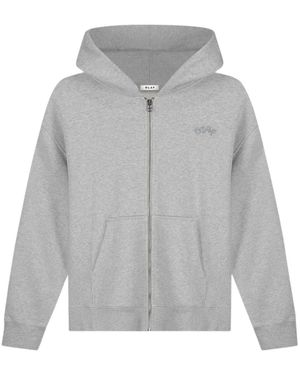 OLAF HUSSEIN Signature Zip Hoodie - Grijs
