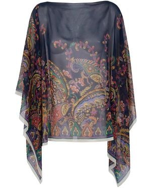Etro Ponchos - Blue