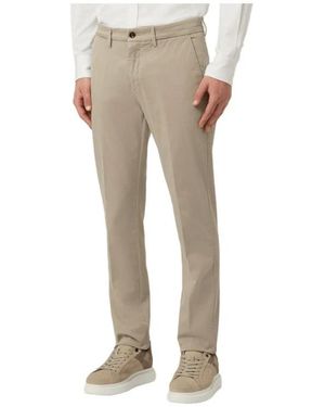 Harmont & Blaine Slim-Fit Trousers - Natural