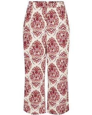 Soya Concept Wide Trousers - Rosso