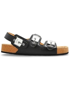 Balenciaga Flat Sandals - Black