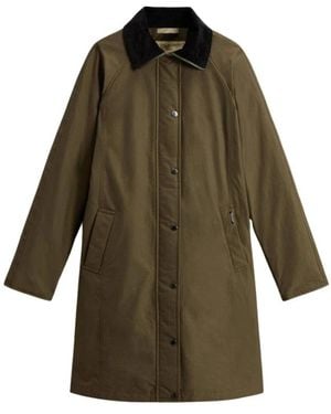 Woolrich Jassen ,Groen ,Katoen Stofjas