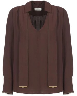 Elisabetta Franchi Blouses - Brown