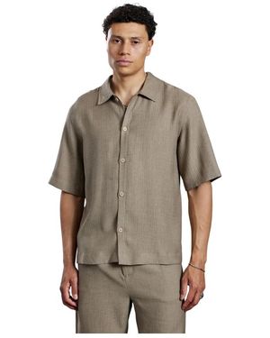 Aeden Short Sleeve Shirts - Gris