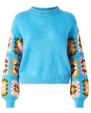 MC2 Saint Barth Round-Neck Knitwear - Azul