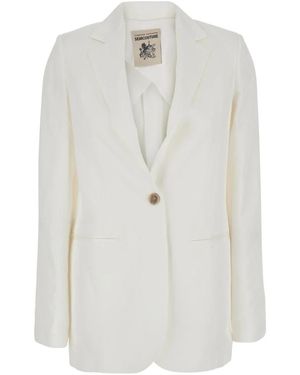 Semicouture Blazers - Blanco