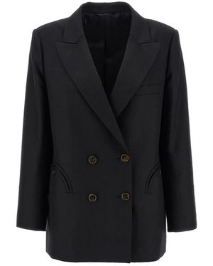 Blazé Milano Double-Breasted Coats - Negro