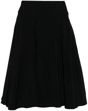 Yohji Yamamoto Midi Skirts - Black